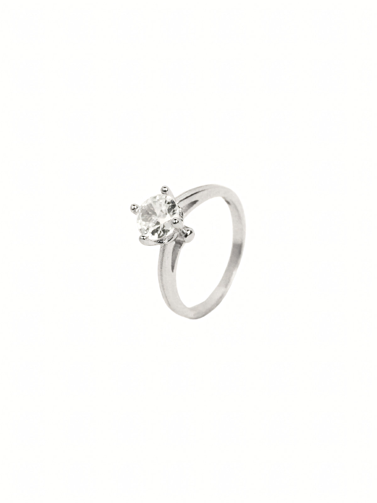 Luna Solitaire Ring