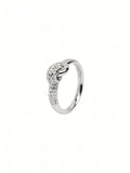 Iris Curved Pavé Ring