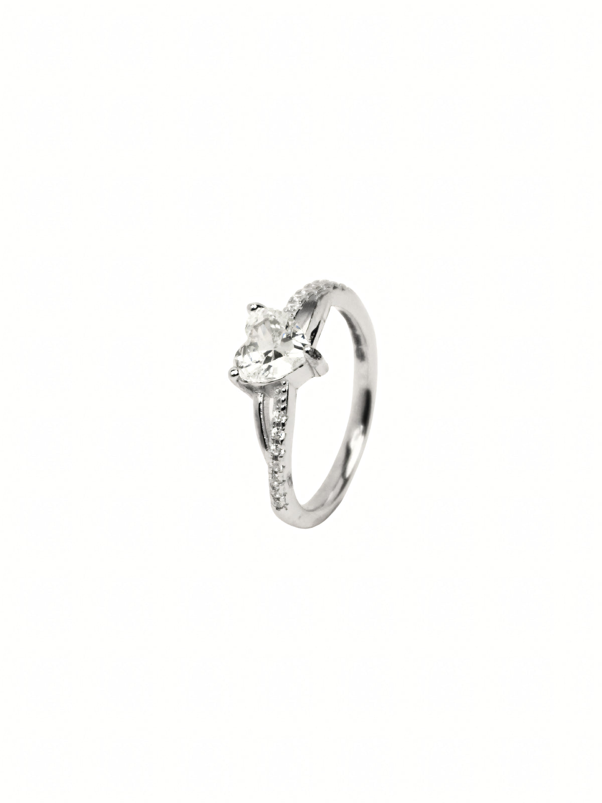 Lily Heart Ring
