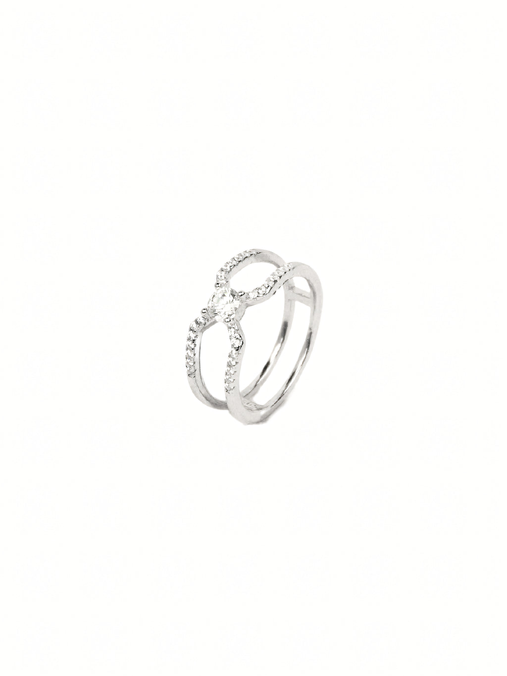 Violet Crossover Ring