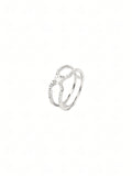 Violet Crossover Ring