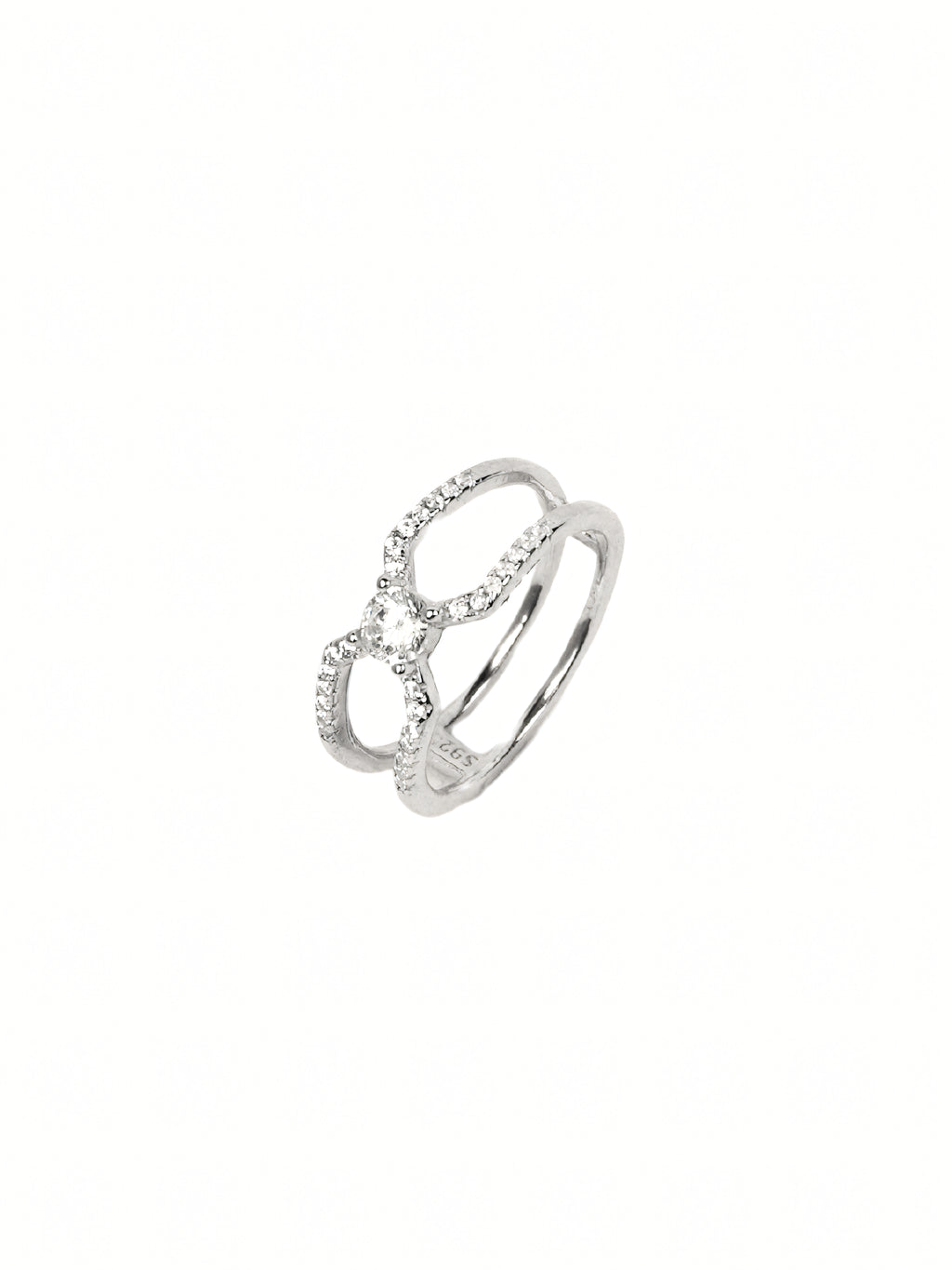 Violet Crossover Ring
