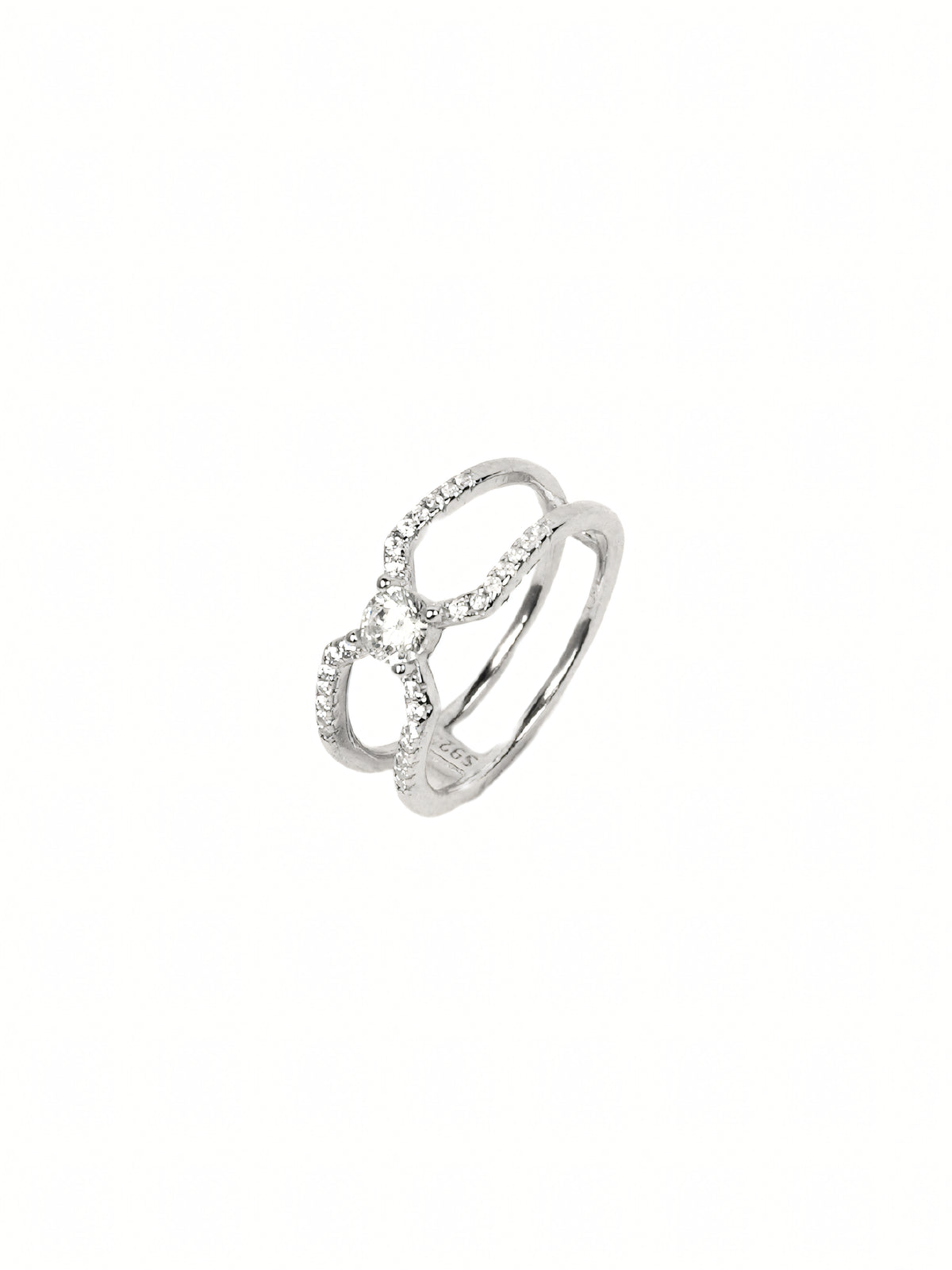 Violet Crossover Ring