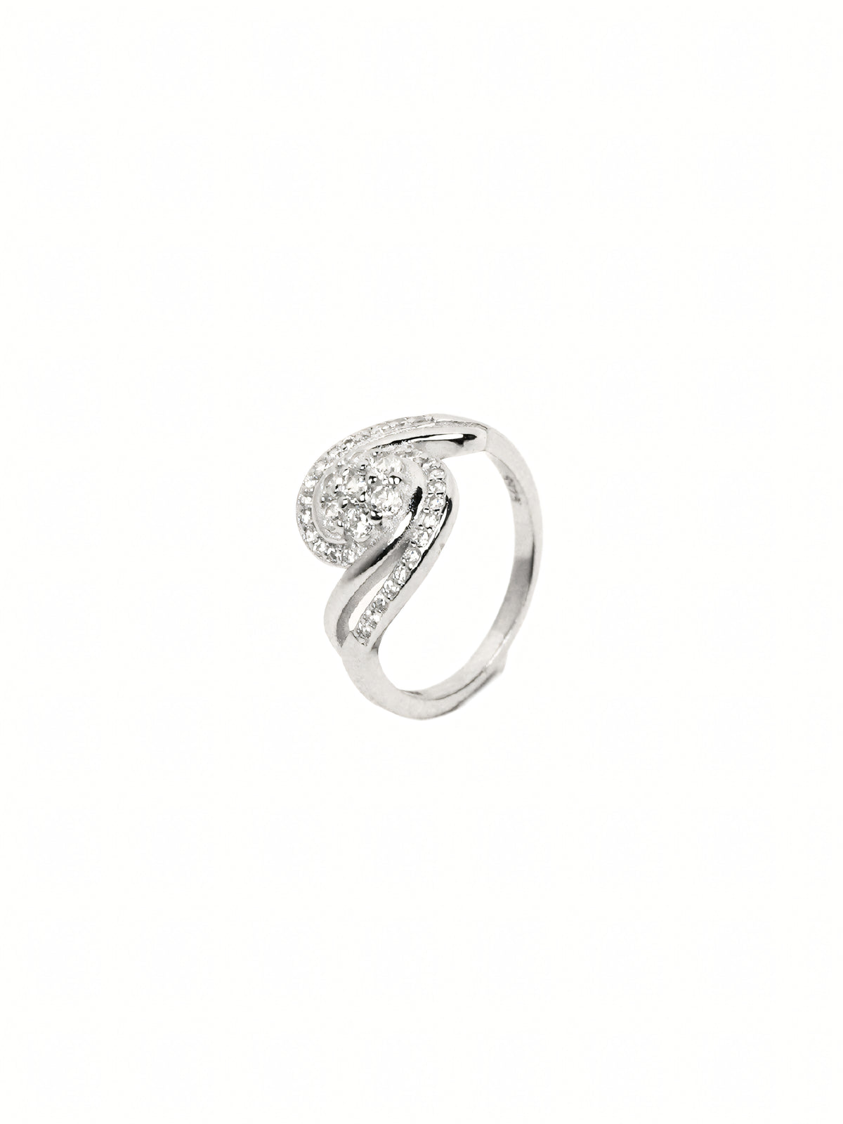 Orchid Infinity Ring