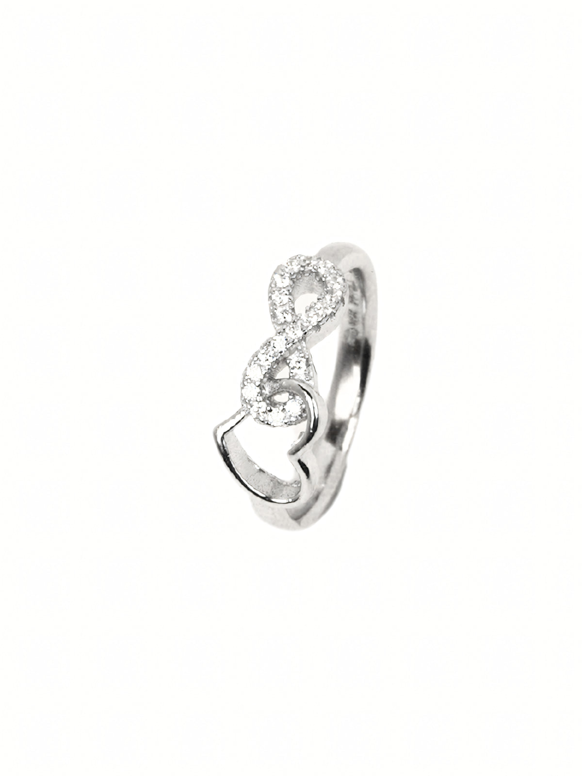 Silver Floral Cluster Ring
