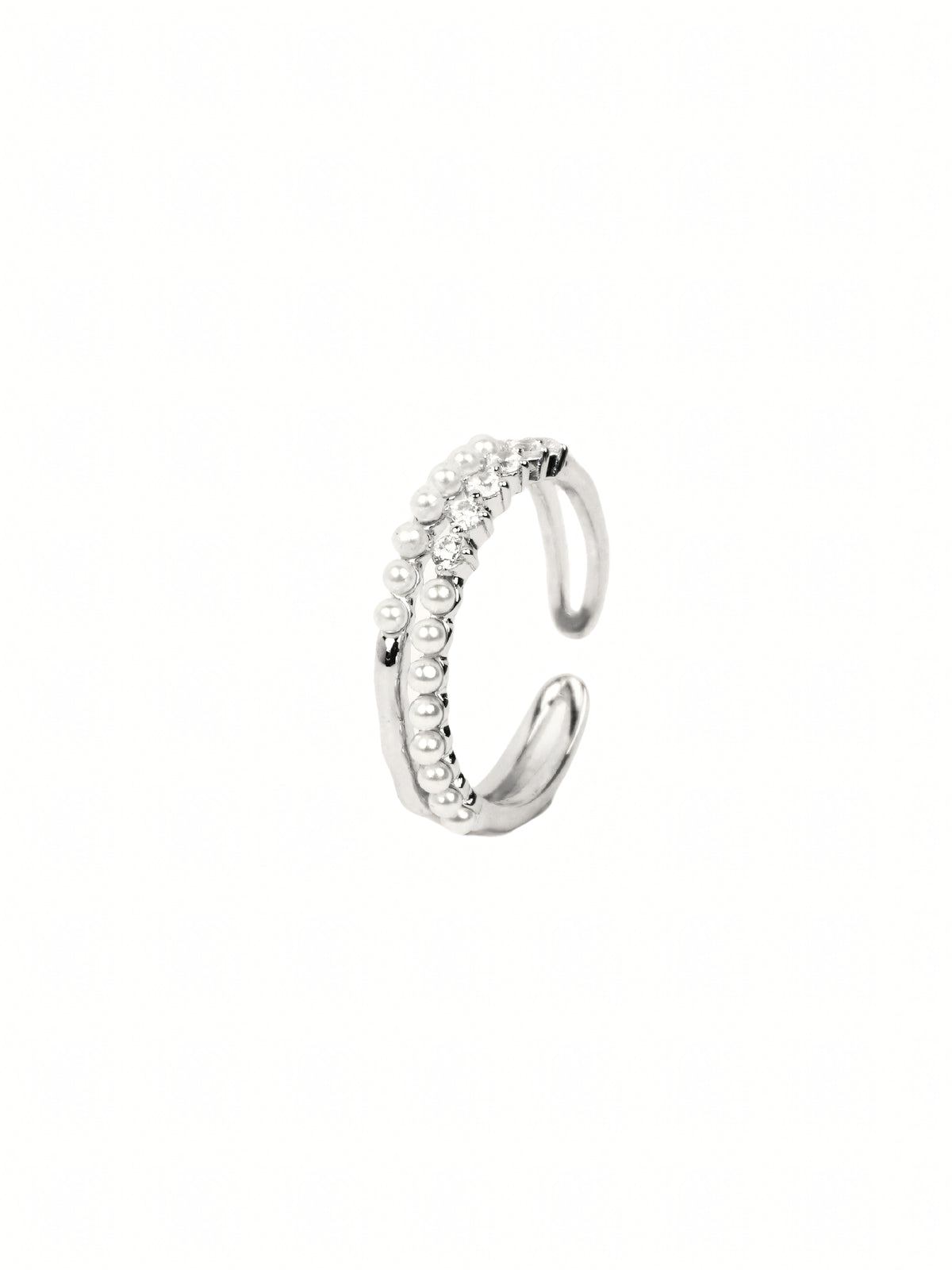 Silver Pearl Ring