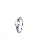Vera Blue Accent Ring