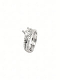 Zia Pavé Solitaire Ring
