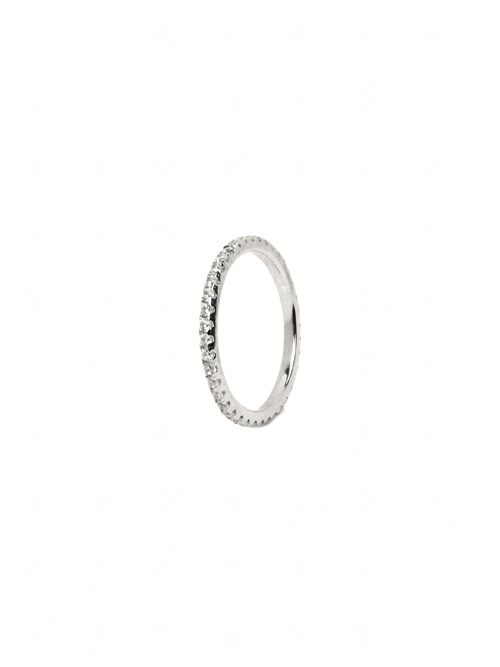 Zia Pavé Solitaire Ring