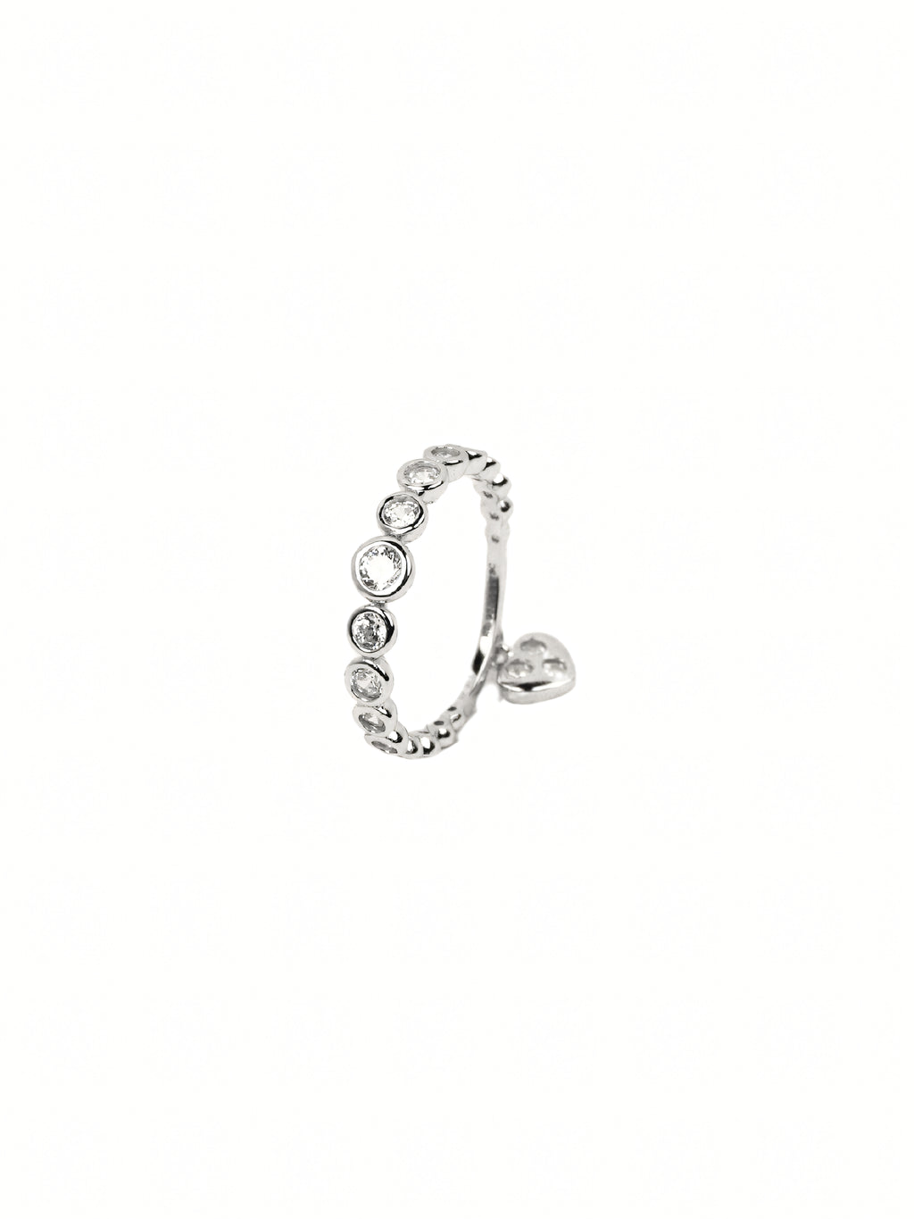 Silver Riva Bezel Ring