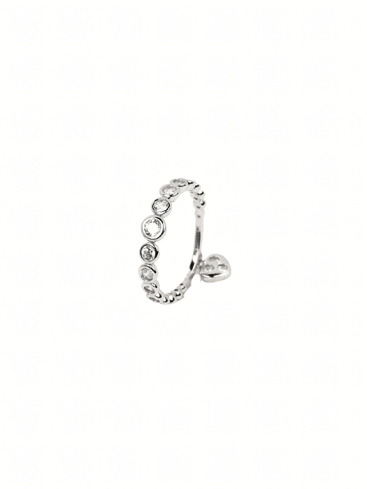 Silver Riva Bezel Ring