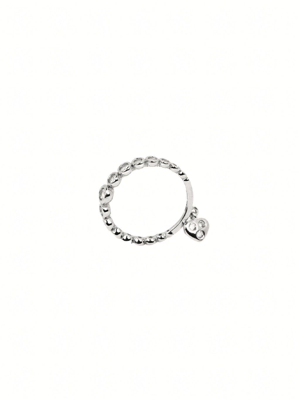Silver Riva Bezel Ring