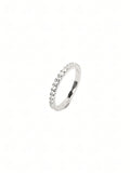 Silver Pavé Band