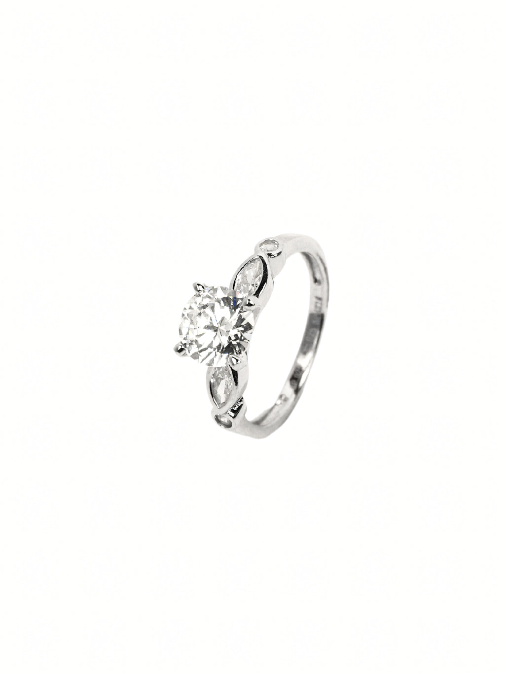 Pavé Solitaire Ring