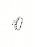 Pavé Solitaire Ring