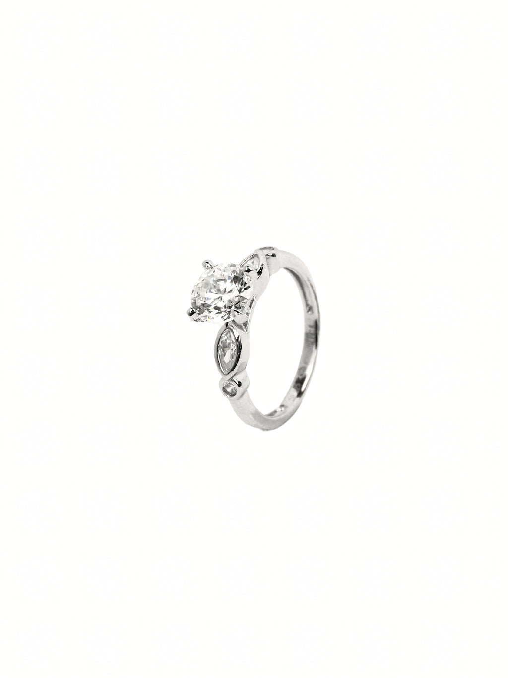 Pavé Solitaire Ring