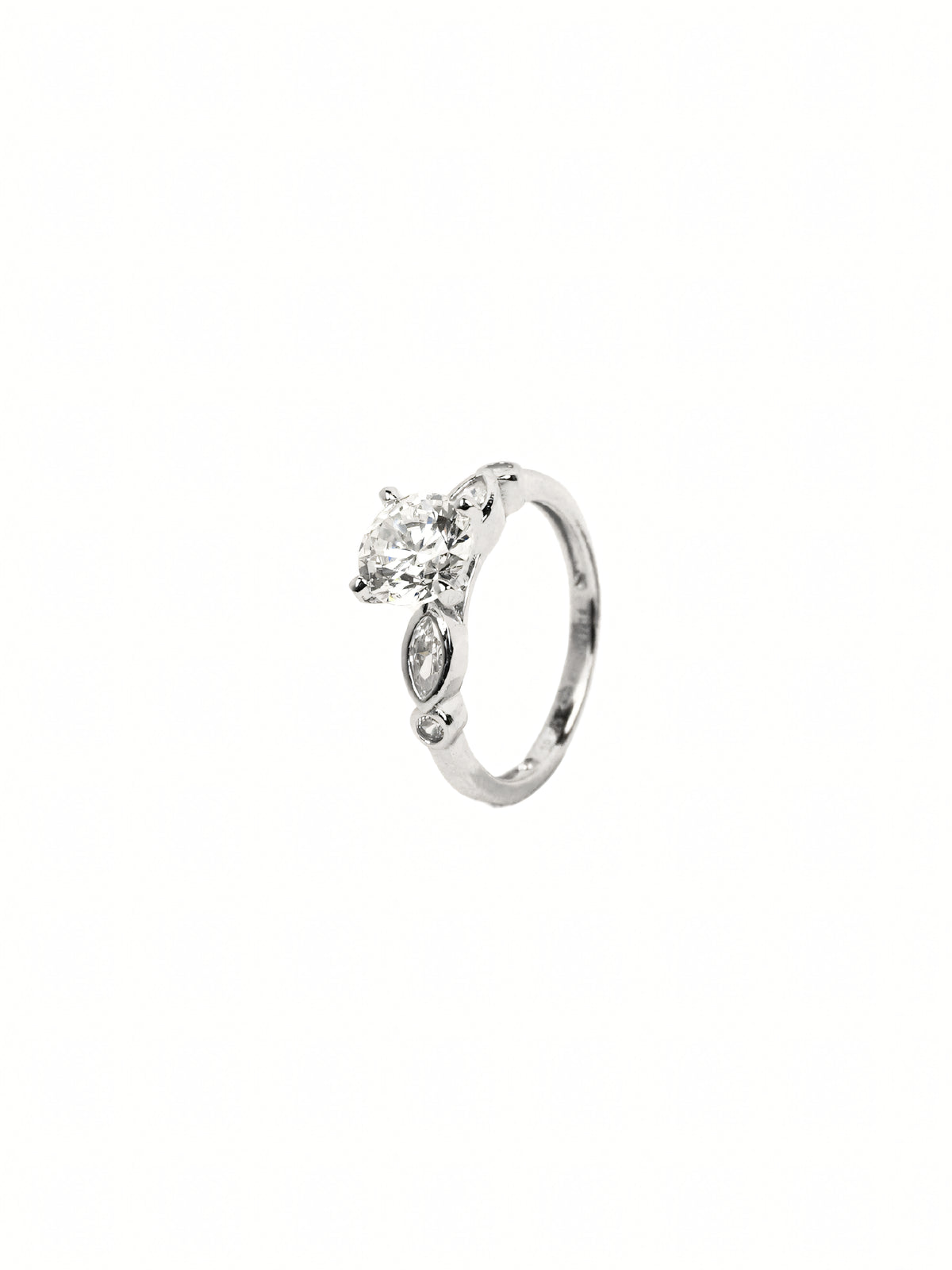 Pavé Solitaire Ring