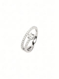 Silver Solitaire Ring