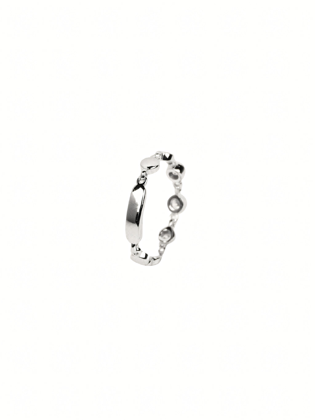 Silver  Bezel Ring