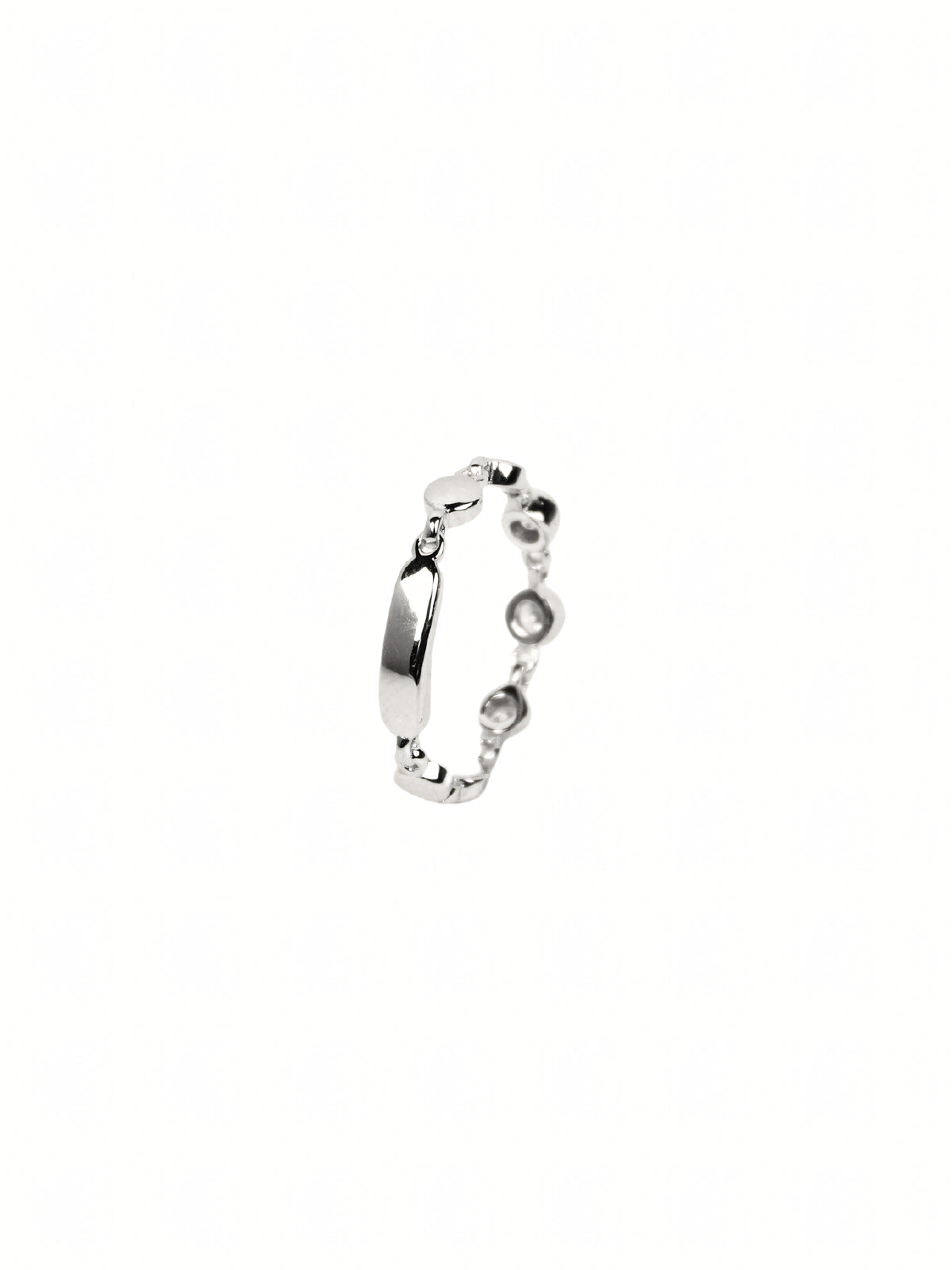Silver  Bezel Ring