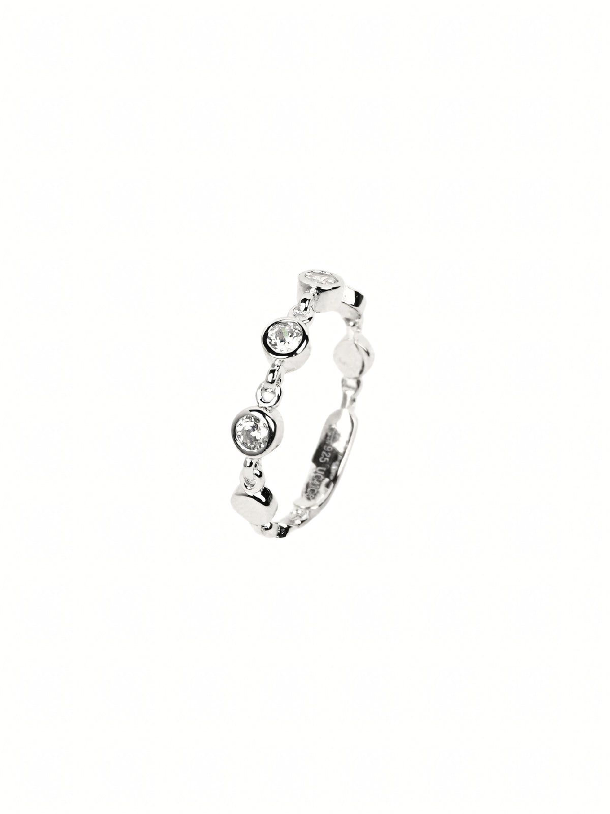 Silver  Bezel Ring
