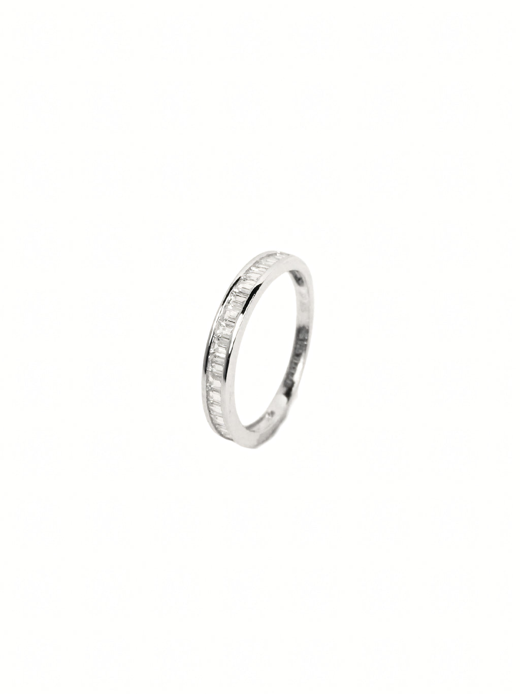 Silver Baguette Ring
