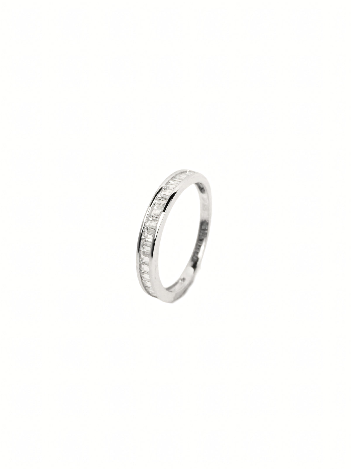 Silver Baguette Ring