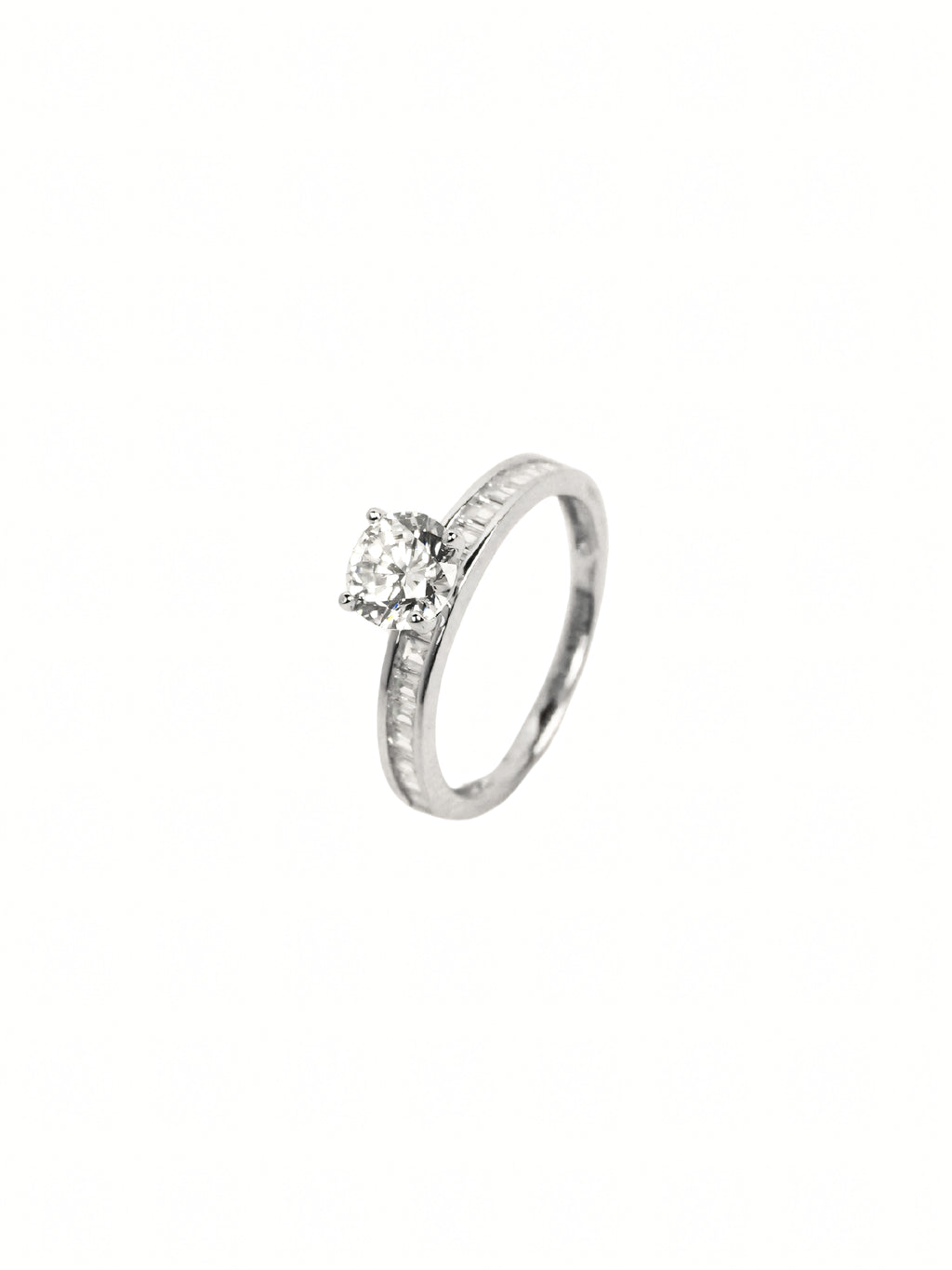 Silver Baguette Ring