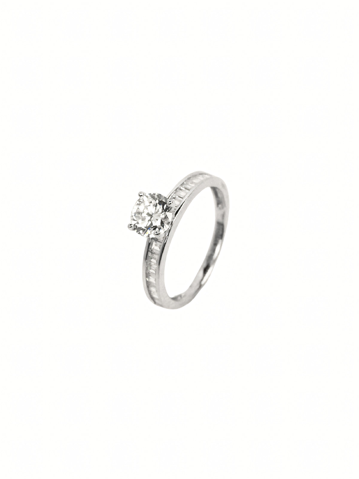 Silver Baguette Ring