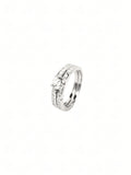 Pavé Solitaire Ring