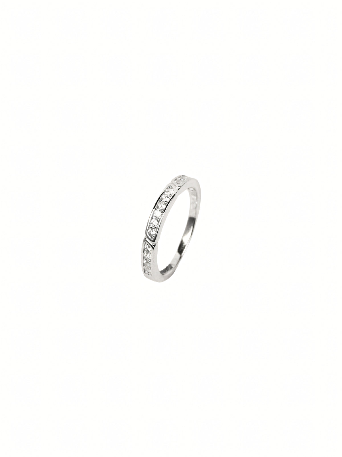 Pavé Solitaire Ring