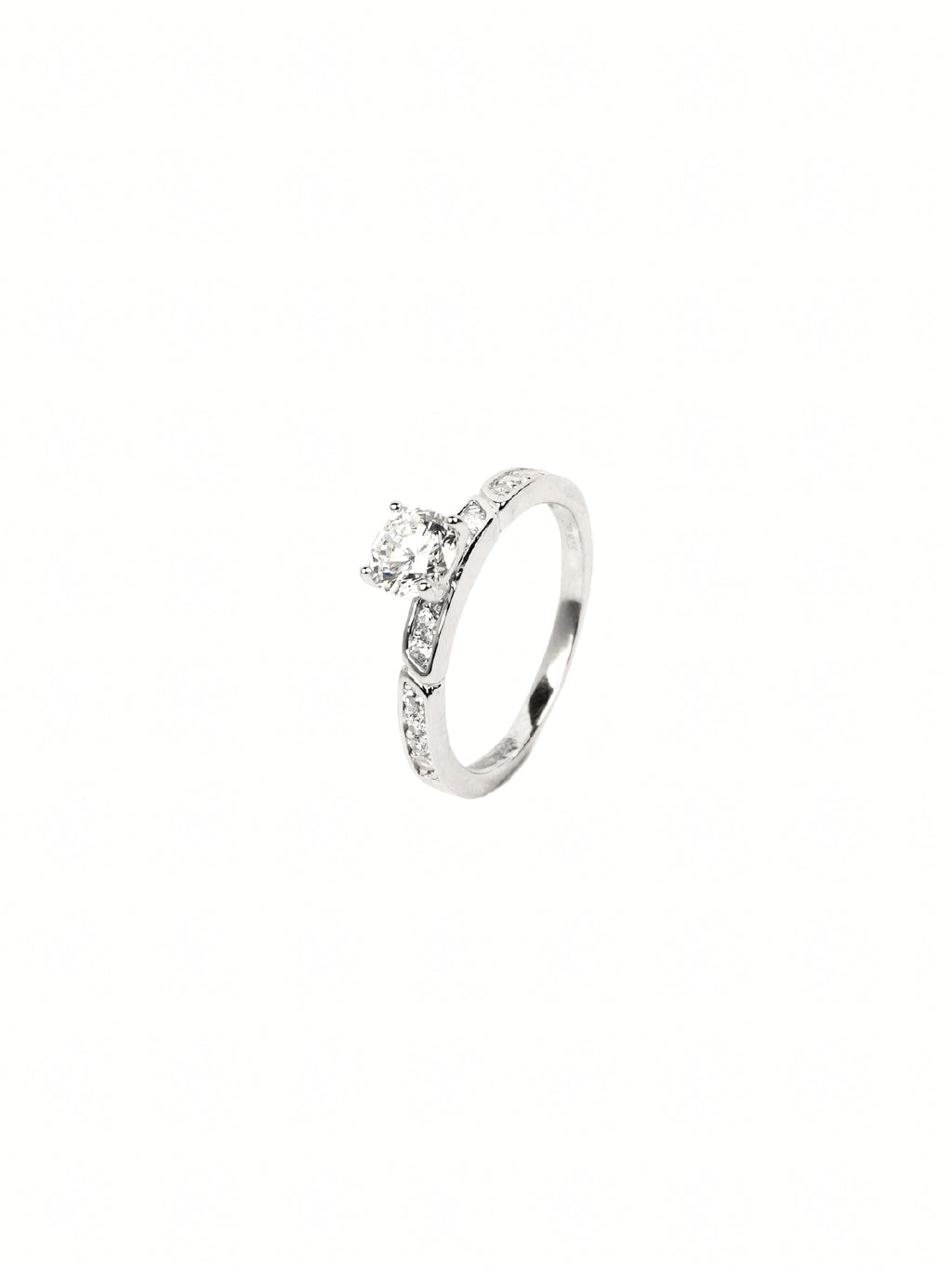Pavé Solitaire Ring