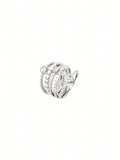 Silver Five-Finger Ring Set
